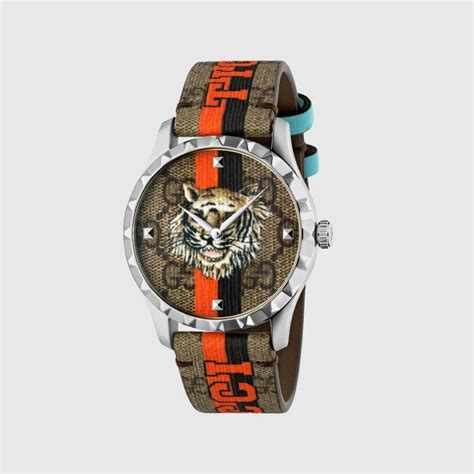 gucci watch tiger women|gucci tiger supreme sale.